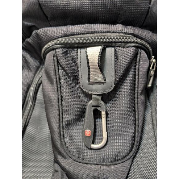 SWISSGEAR Laptop Backpack 17" Scan Smart Air Flow Black Carry On Travel - Picture 3 of 13